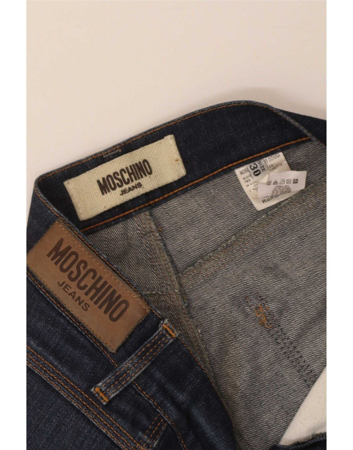 Γυναικείο ίσιο τζιν Moschino W30 L30 Μπλε βαμβακερό