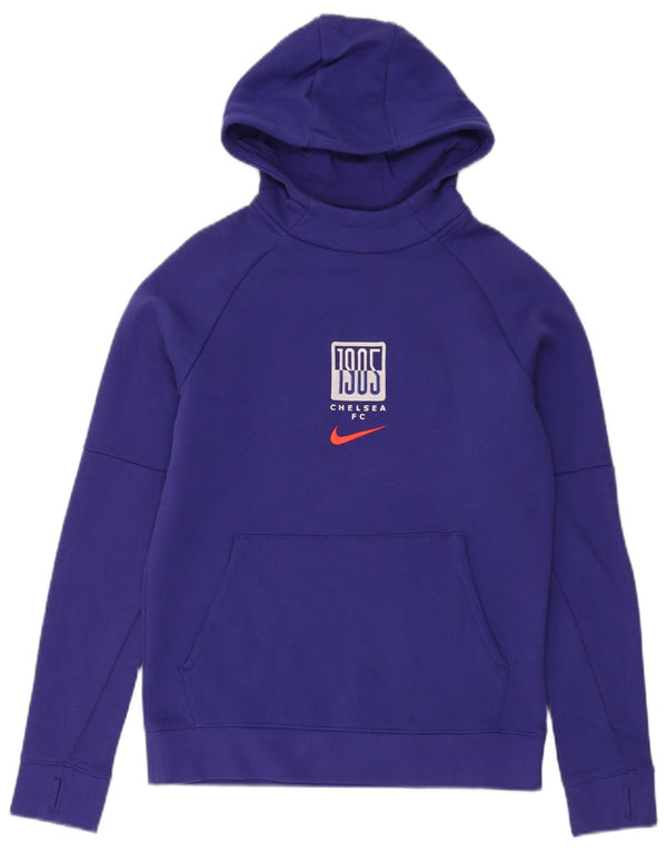 Nike Boys Chelsea FC Graphic Hoodie Jumper 12-13 ετών Μεγάλο μωβ βαμβάκι