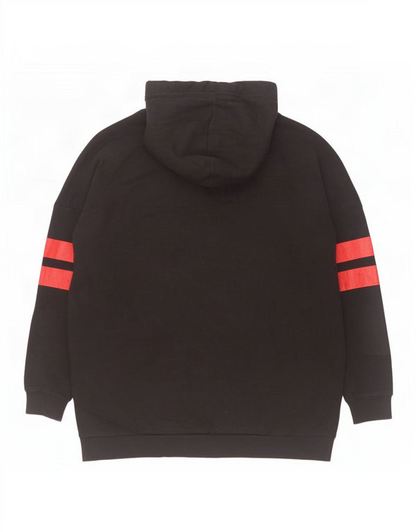 Superdry Ανδρικό γραφικό φόρεμα με κουκούλα, μεγάλο μαύρο βαμβακερό