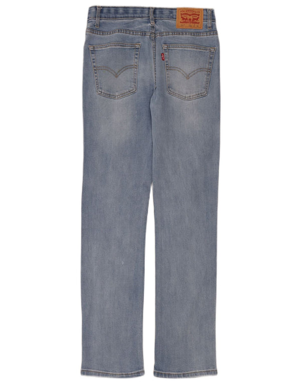 Levi's Boys 511 Distressed Slim Jeans 15-16 Years W28 L30 Blue Cotton