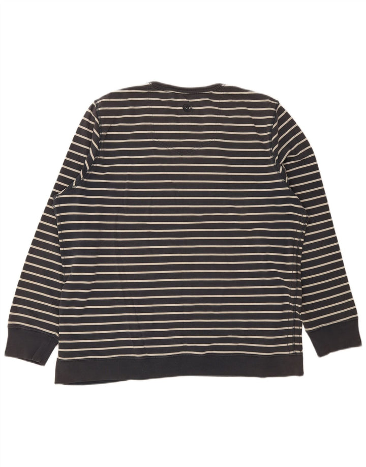Ανδρικό φούτερ Fat Face Jumper 2XL Γκρι ριγέ βαμβακερό