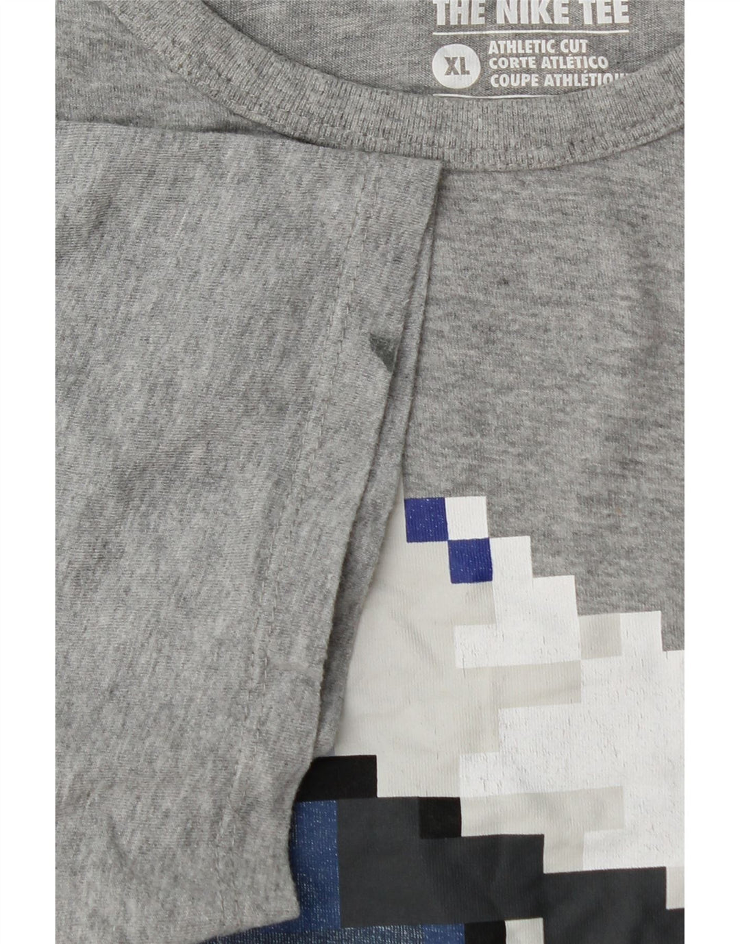 Ανδρικό μπλουζάκι Nike με γραφικό κομμωτήριο XL, βαμβακερό γκρι