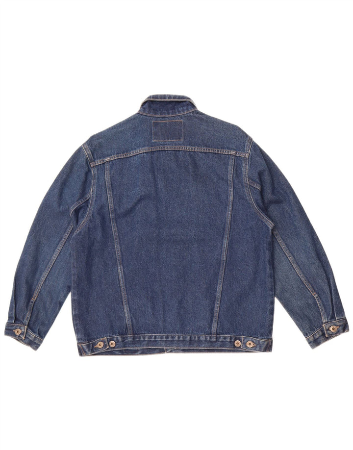 Guess Γυναικείο Τζιν Μπουφάν UK 18 XL Μπλε Βαμβακερό