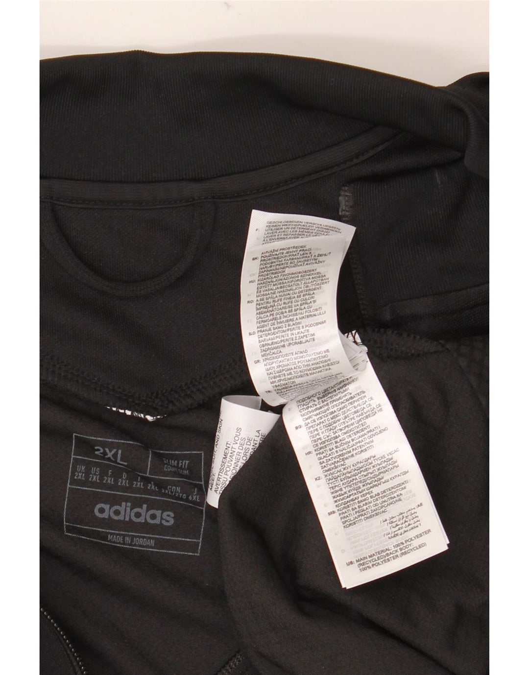 Ανδρική φόρμα ADIDAS Aeroready Slim Fit Top Jacket 2XL Μαύρο Πολυεστέρας