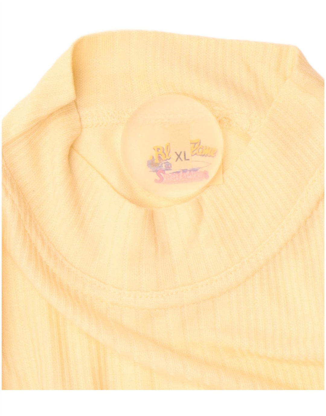 Ανδρικό T-Shirt BLUE FLAME Top XL κίτρινο βισκόζη