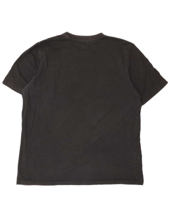 Ανδρικό γραφικό T-Shirt Adidas Top Medium Μαύρο