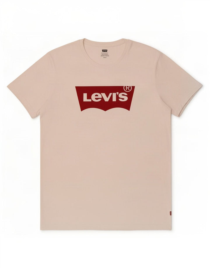 Ανδρικό γραφικό T-Shirt Levi's Top Μεσαίο λευκό βαμβακερό