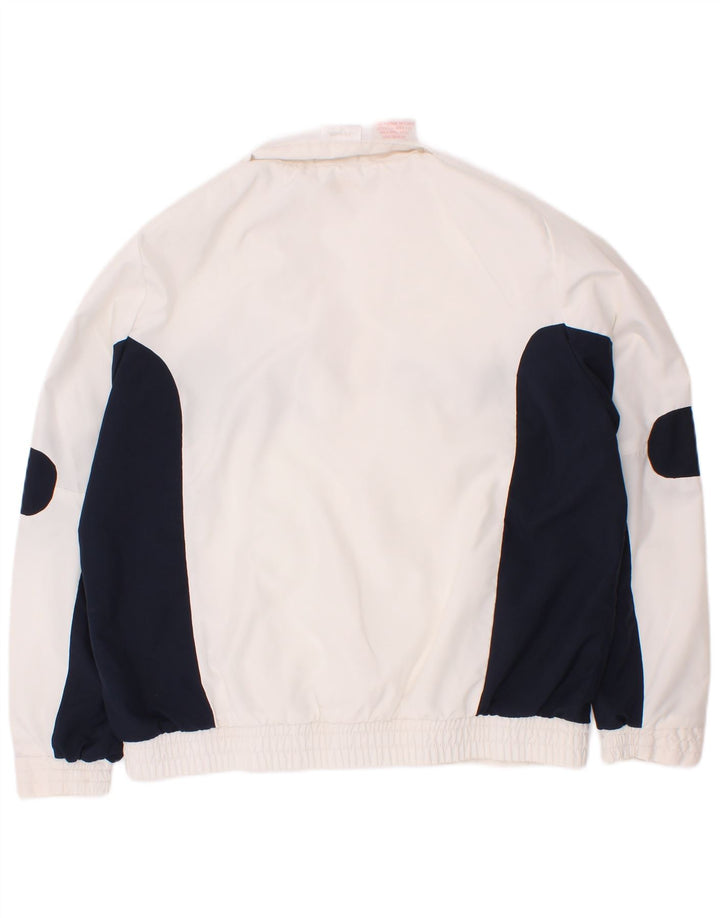 Κορυφαία φόρμα Adidas Boys 7-8 Years White Colourblock Polyester