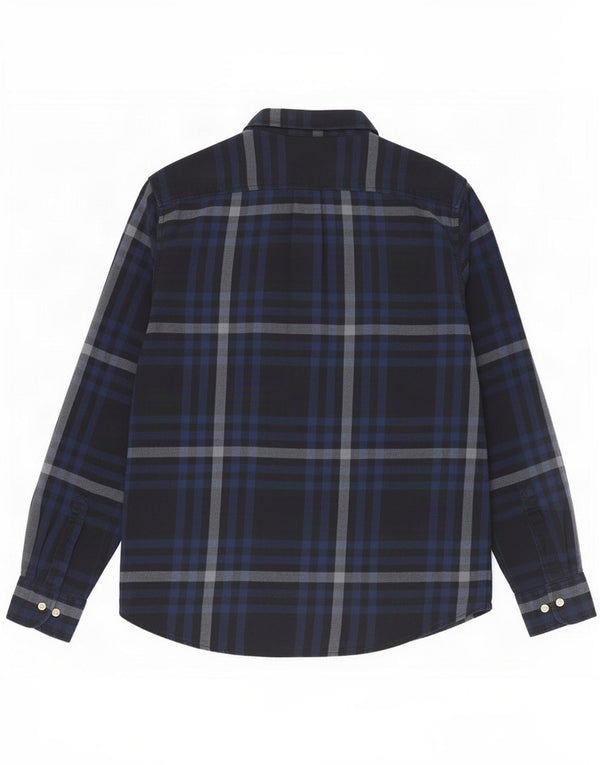Ανδρικό πουκάμισο Lee Flannel XL Navy Blue καρό βαμβακερό
