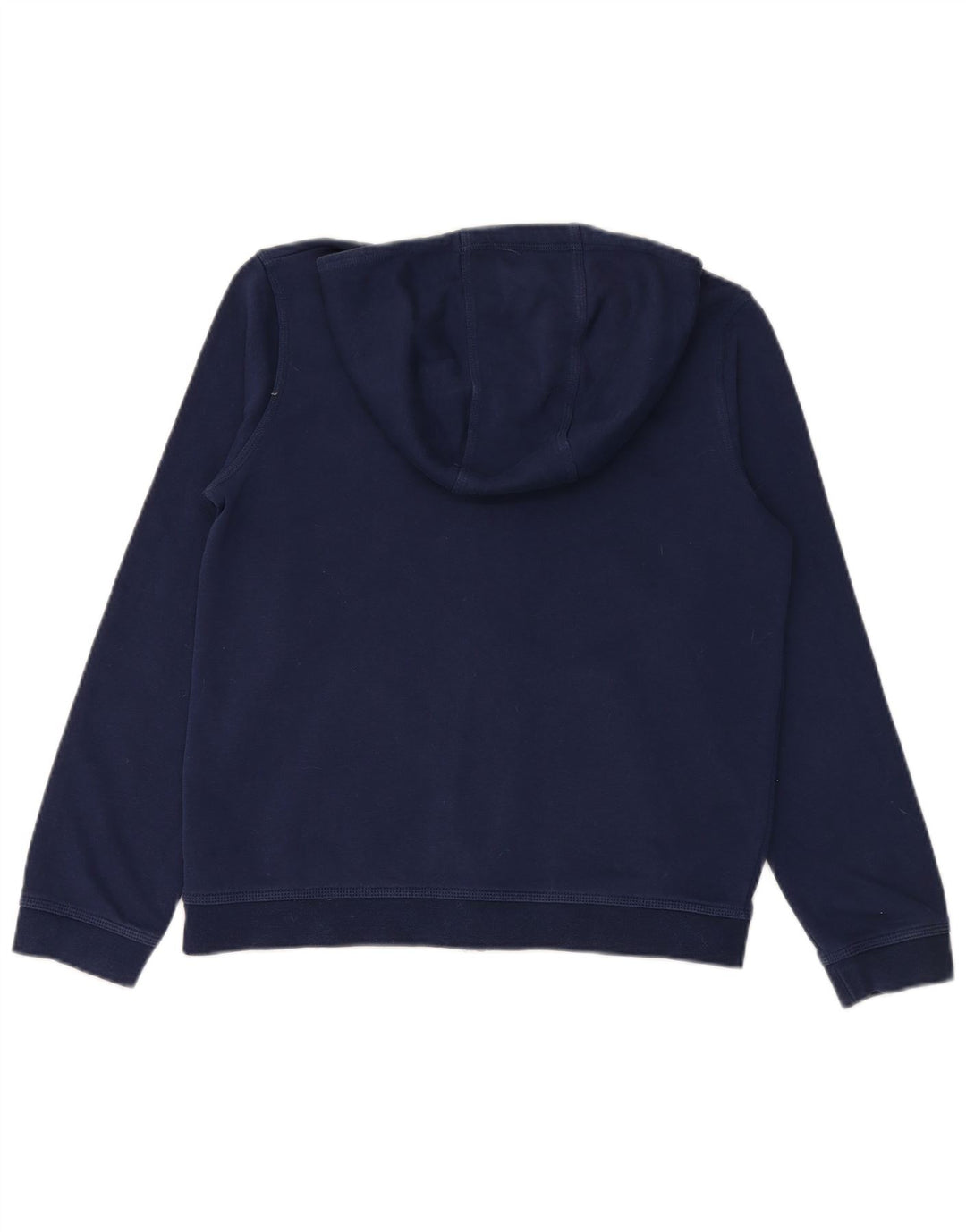 NIKE Girls Zip Hoodie πουλόβερ 15-16 ετών XL Navy Blue Cotton