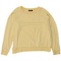 Marks & Spencer Γυναικεία φούτερ υπερμεγέθη Jumper UK 18 XL κίτρινο βαμβακερό