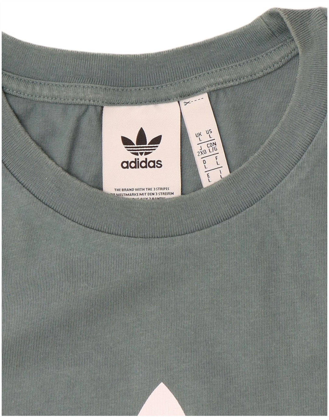 Ανδρικό γραφικό T-Shirt ADIDAS Top Large Blue
