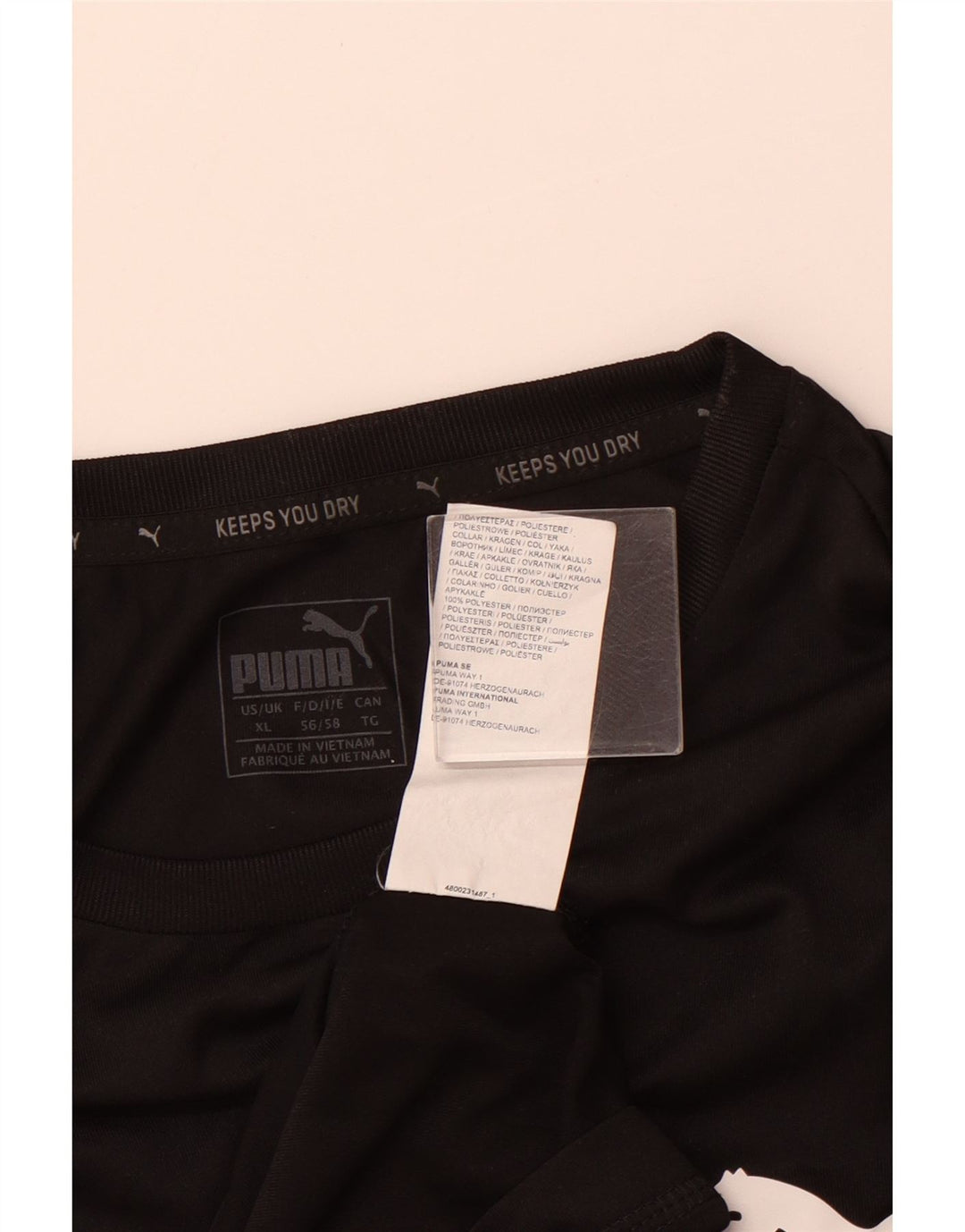 Ανδρικό T-Shirt PUMA Top XL Μαύρο πολυεστέρα