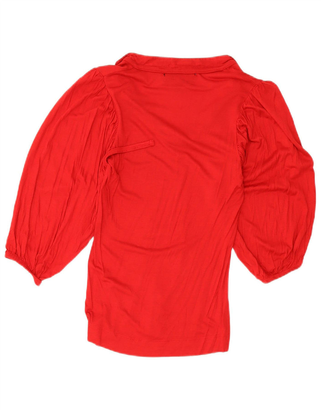 Zara Γυναικεία μπλούζα με 3/4 μανίκια τοπ UK 8 Small Red