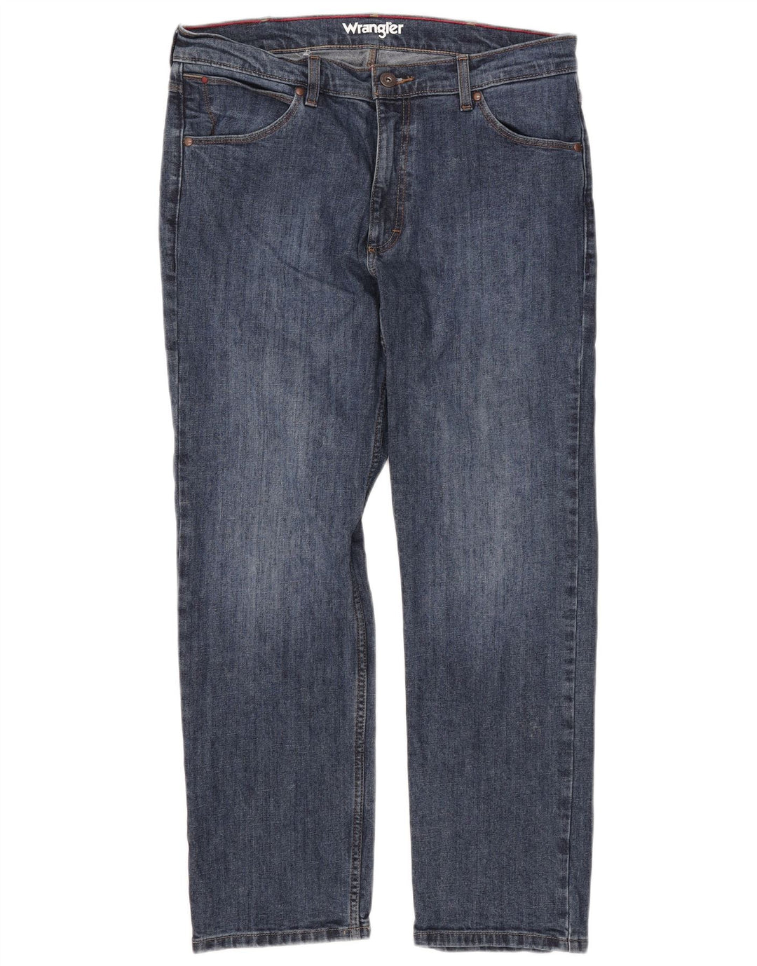 Ανδρικό τζιν κανονικό ίσιο Wrangler W34 L30 Μπλε βαμβακερό