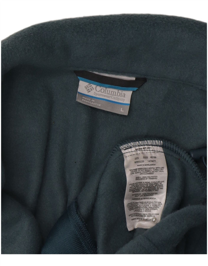 Columbia Ανδρικό Fleece Jacket UK 40 Large Green Polyester