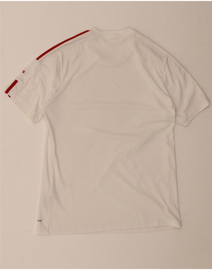 Adidas Ανδρικό T-Shirt Aeroready Τοπ μεσαίο λευκό πολυεστέρας