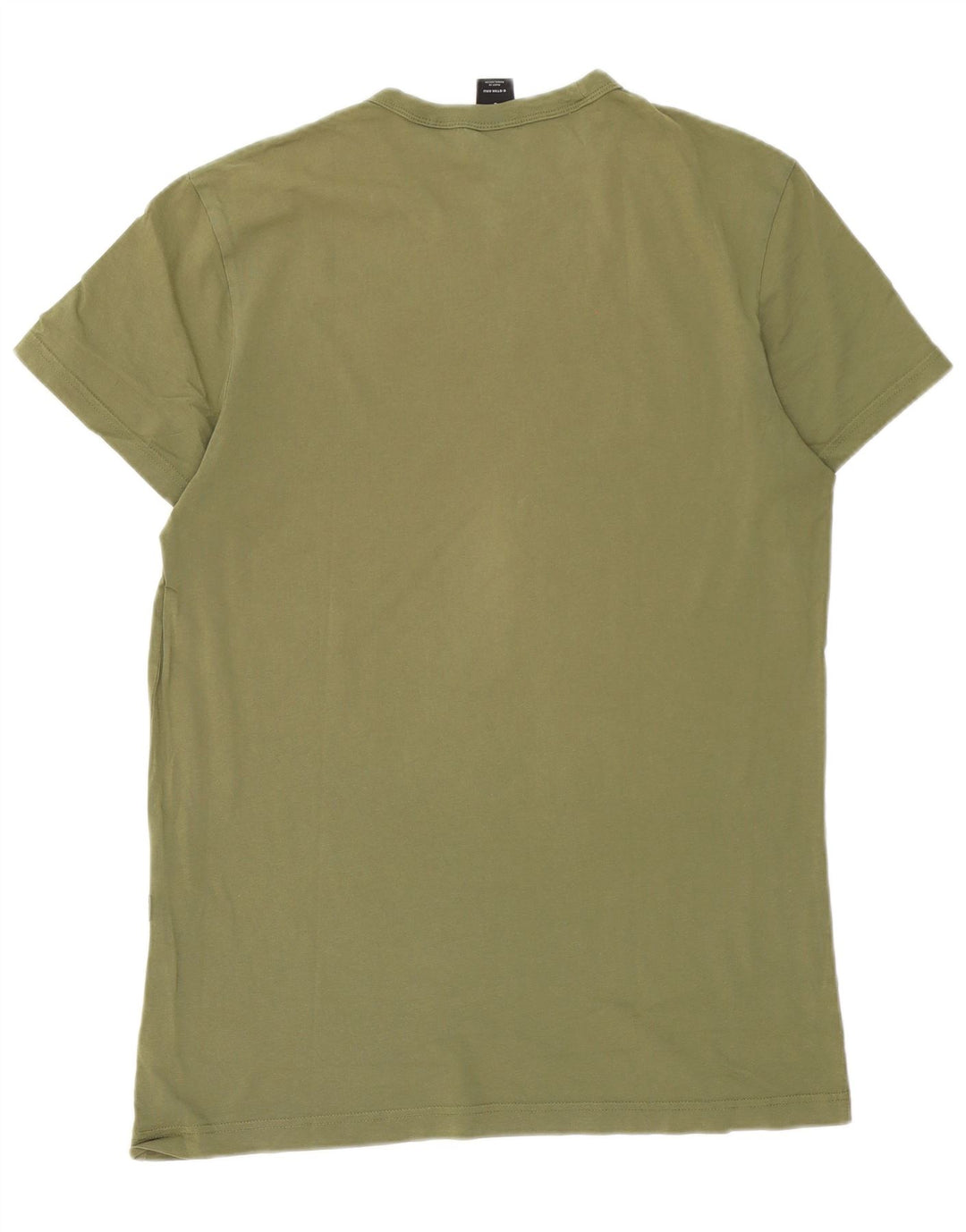 Ανδρικό γραφικό T-Shirt G-Star Top μεγάλο χακί βαμβακερό