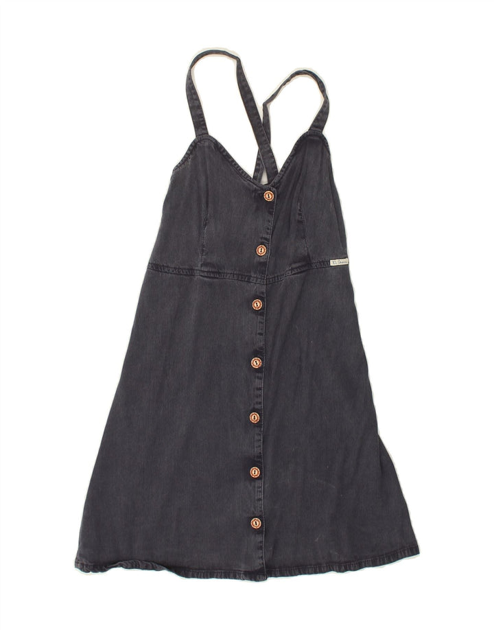 CHARRO Girls Halter Dress 7-8 Years Small Grey Lyocell | Vintage Charro | Thrift | Second-Hand Charro | Used Clothing | Messina Hembry 