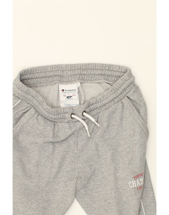 CHAMPION Boys Tracksuit Trousers Joggers 11-12 Years Large Grey Cotton | Vintage Champion | Thrift | Second-Hand Champion | Used Clothing | Messina Hembry 