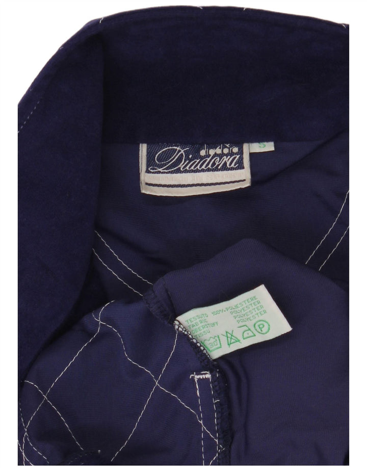Ανδρική αθλητική φόρμα γραφικών γραφικών Diadora Top Jacket Μικρό Μπλε Πολυεστέρας