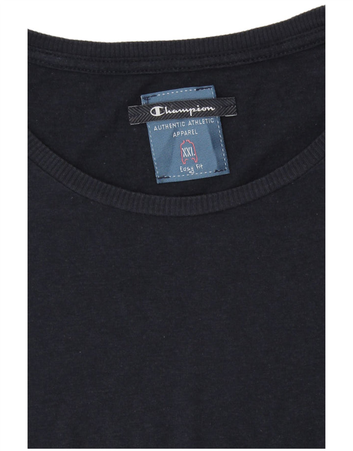 CHAMPION Γυναικείο T-Shirt Top UK 20 2XL Navy Blue