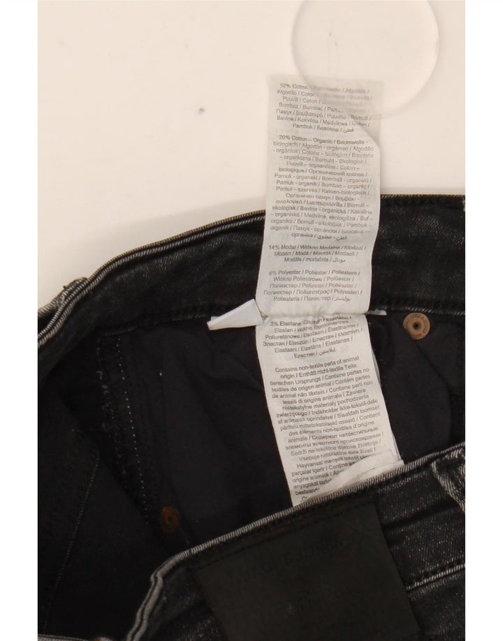 Jack & Jones Ανδρικό Slim Jeans W30 L34 Μαύρο βαμβακερό