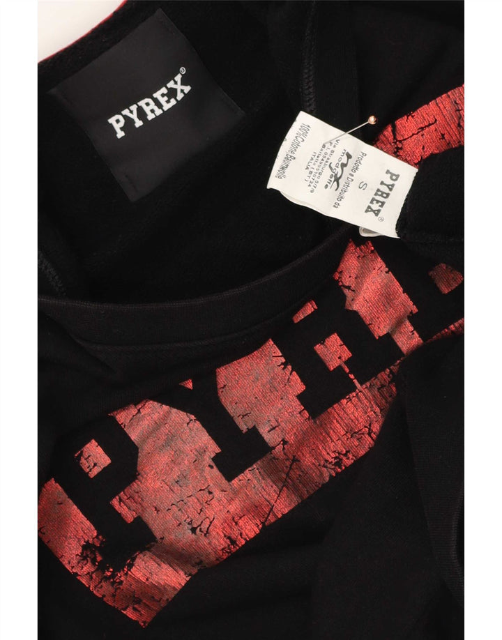 Ανδρικό γραφικό φούτερ Pyrex Jumper Μικρό μαύρο βαμβακερό