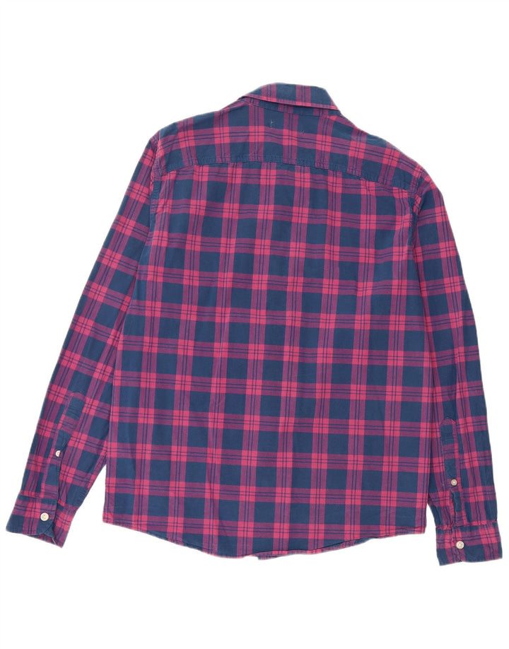 Ανδρικό πουκάμισο HOLLISTER Large Blue Check Cotton