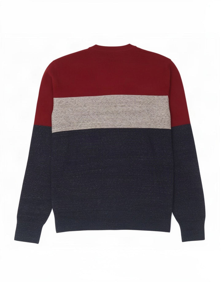 Ανδρικό πουλόβερ Gap Crew Neck Jumper Μικρό πολύχρωμο βαμβακερό μπλοκ