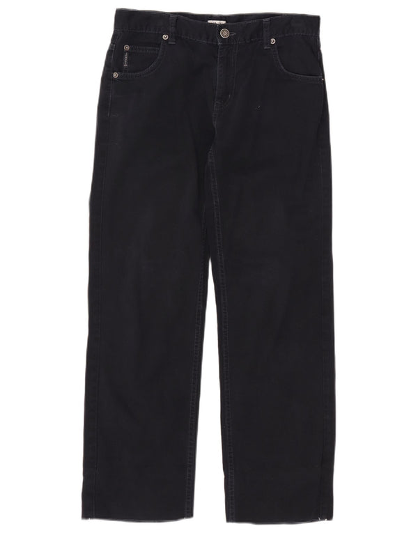 Armani Teen Girls Straight Casual Παντελόνι 12-13 ετών W28 L26 Navy Blue