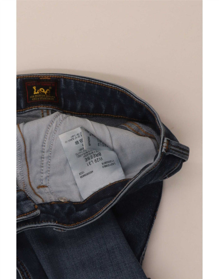 Lee Womens Breese Flared Jeans W29 L31 Blue Cotton
