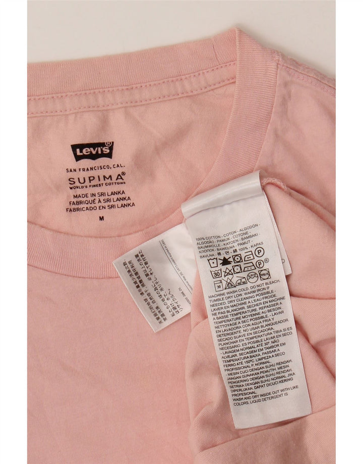 Ανδρικό T-Shirt LEVI'S Top Μεσαίο Ροζ Βαμβακερό