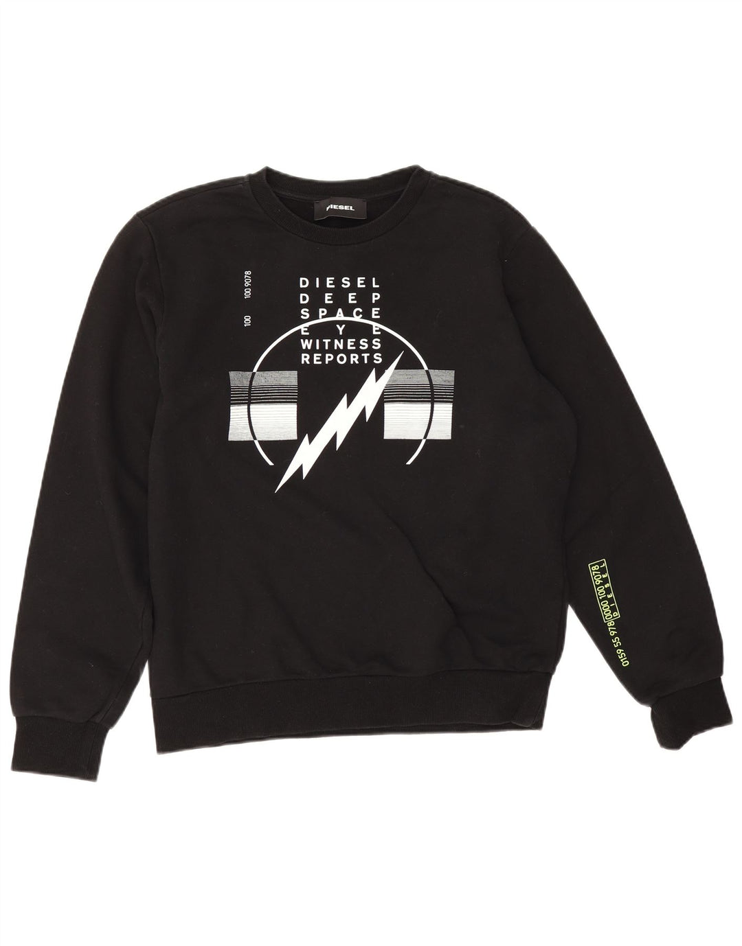 Ανδρικό γραφικό φούτερ Diesel Jumper Medium Μαύρο
