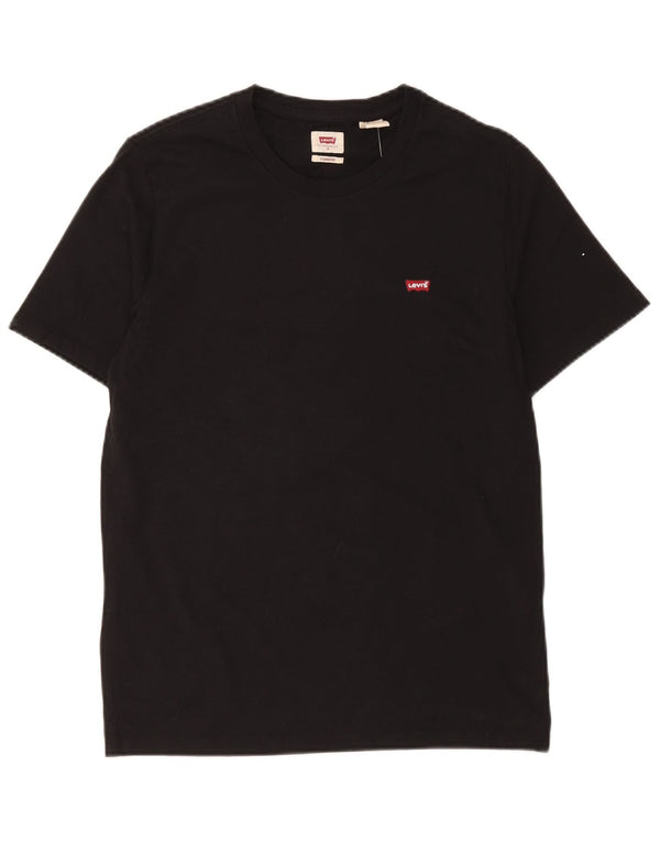 Ανδρικό μπλουζάκι Levi's Standard Fit Top Μικρό μαύρο βαμβακερό