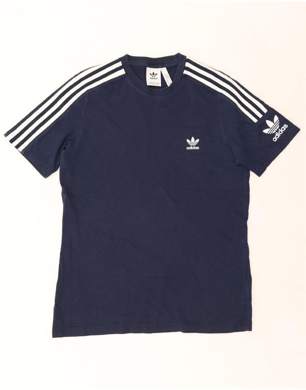 Ανδρικό T-Shirt ADIDAS Τοπ μεσαίο μπλε ναυτικό βαμβακερό
