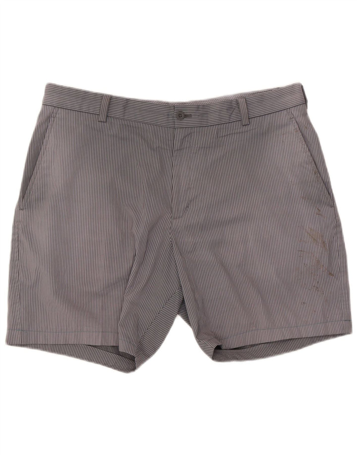 Ανδρικό σορτς chino γκολφ Nike W36 με μεγάλο γκρι ρίγες πολυεστέρας