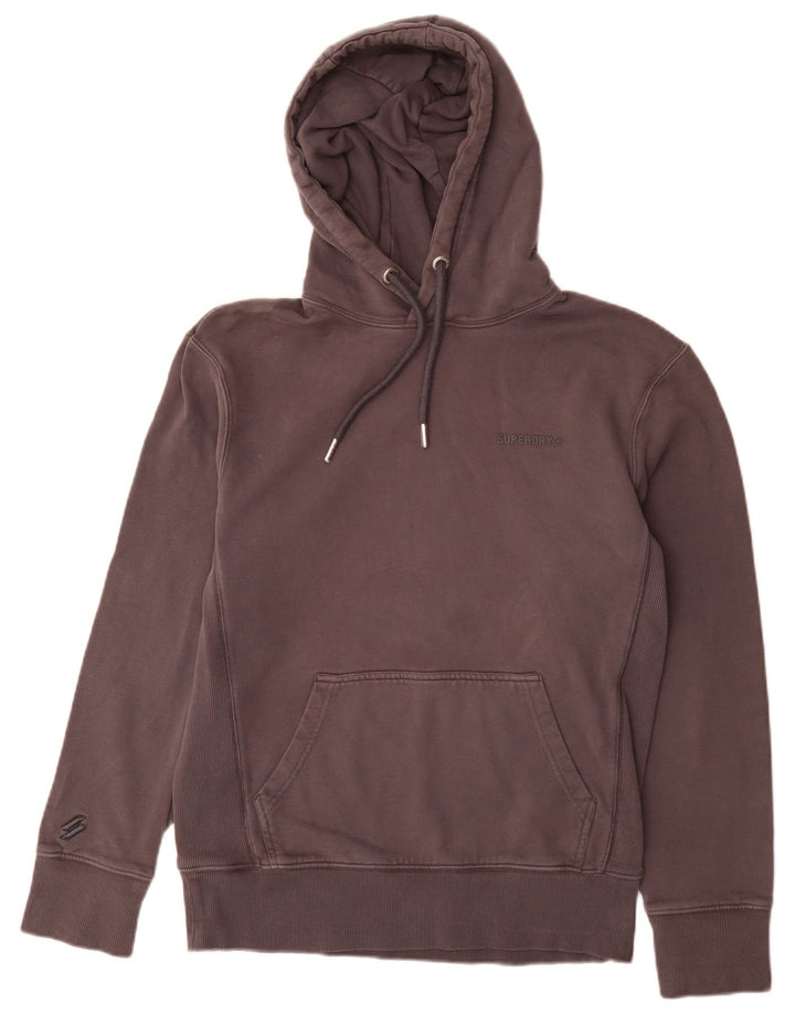 Superdry Ανδρικό Φούτερ με κουκούλα, μικρό καφέ βαμβακερό