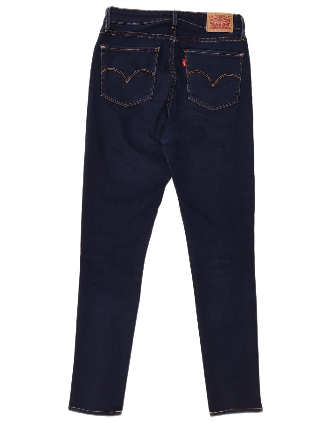 LEVI'S Γυναικείο 721 ψηλό ψηλό στενό τζιν W28 L30 Navy Blue Cotton