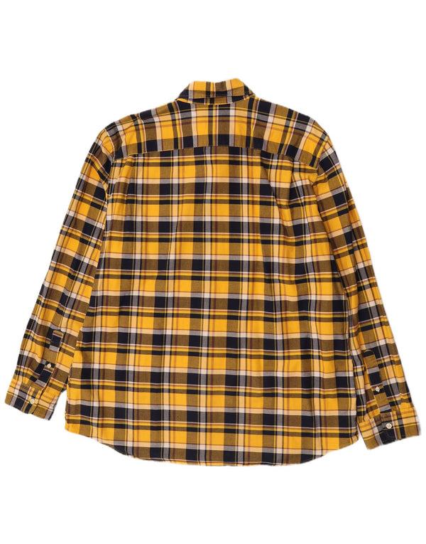 Ανδρικό πουκάμισο Gap Slim Flannel 2XL Κίτρινο βαμβακερό καρό