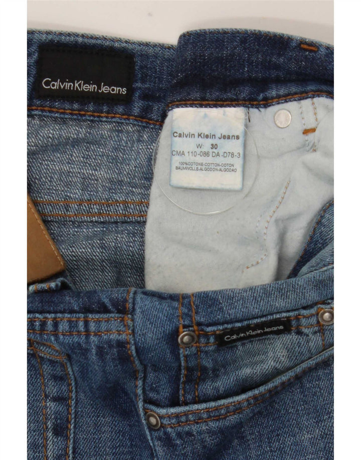 Ανδρικό τζιν ίσιο Calvin Klein W30 L31 Μπλε βαμβακερό