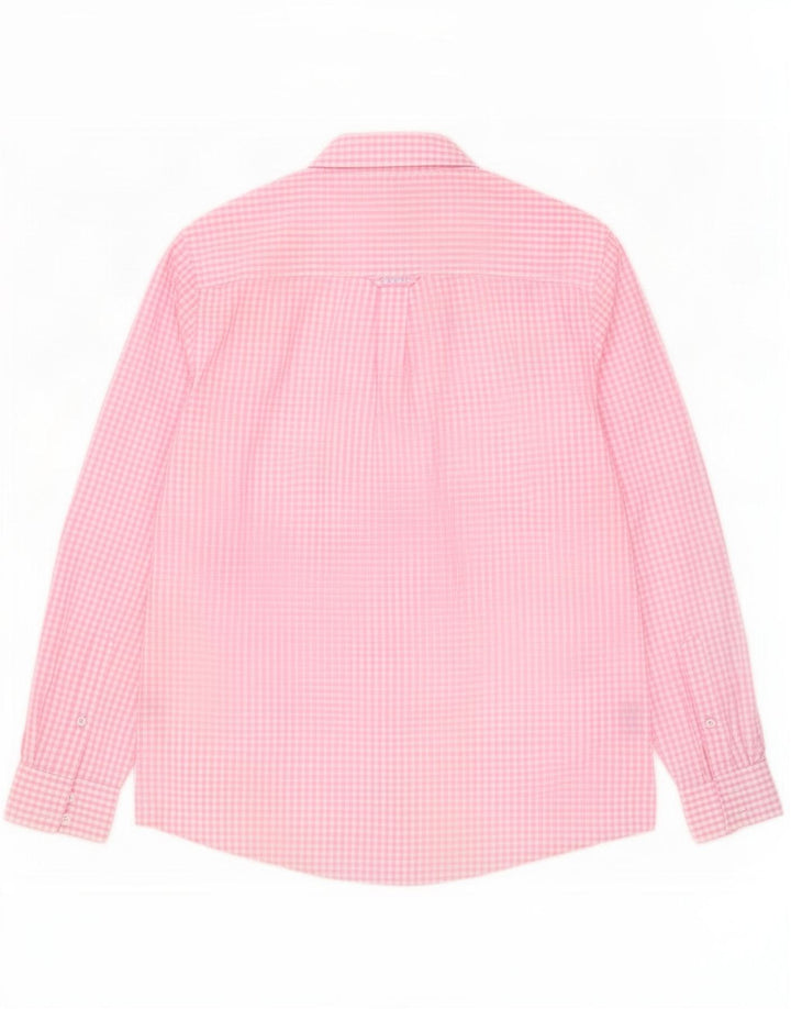Ανδρικό πουκάμισο Crew Clothing Classic Fit, μεσαίο ροζ βαμβακερό Gingham