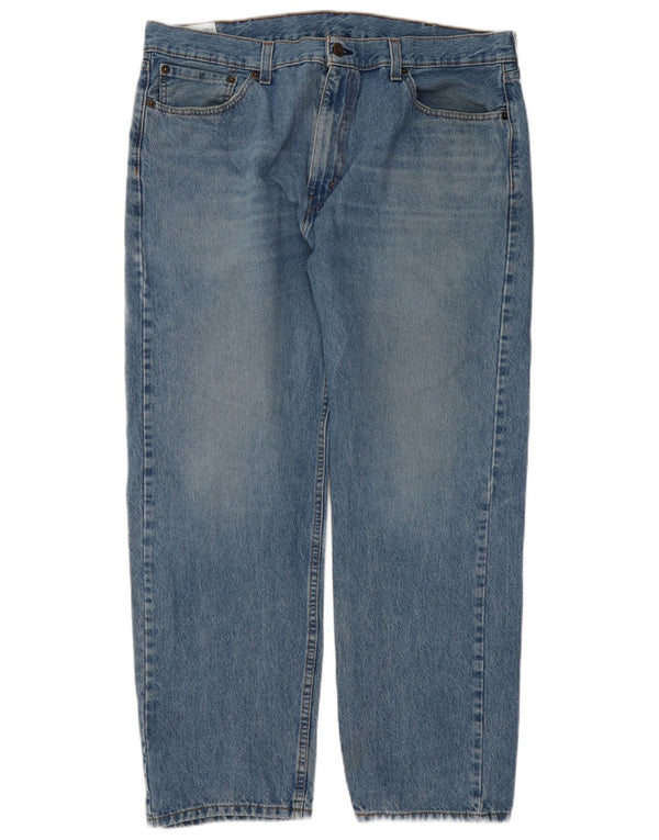Levi's Mens 505 Straight Jeans W38 L30 Blue Cotton
