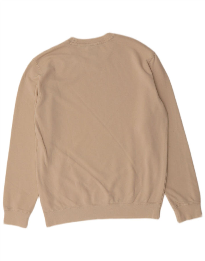 CHAMPION Mens Sweatshirt Jumper Medium Beige Cotton