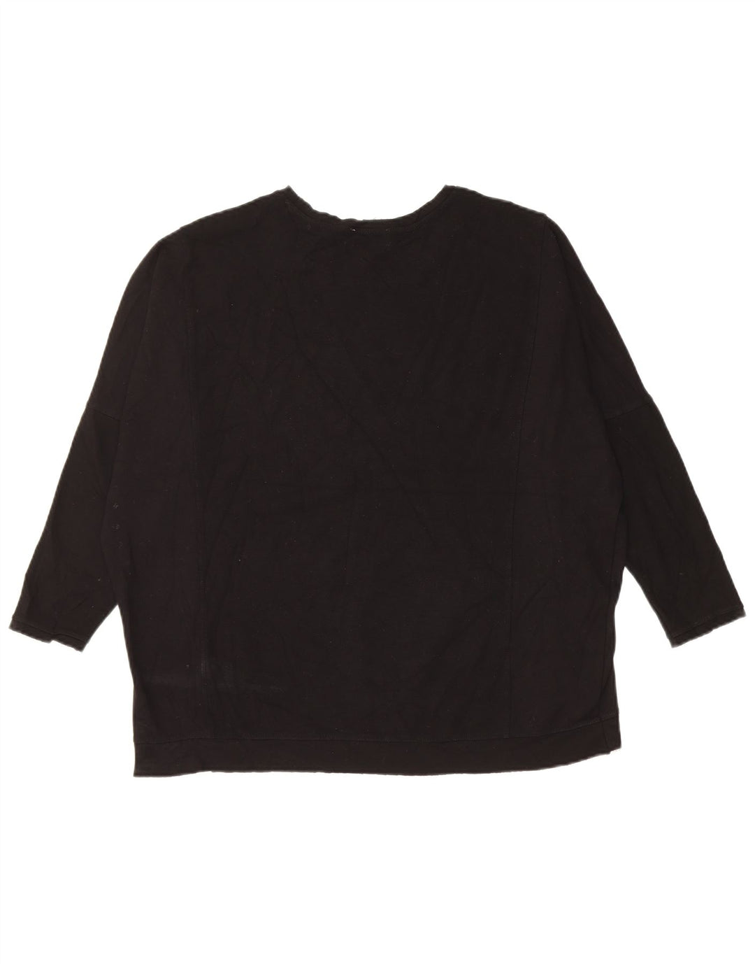 Zara γυναικεία φούτερ με μανίκια 3/4 υπερμεγέθη Jumper UK 14 Medium Black