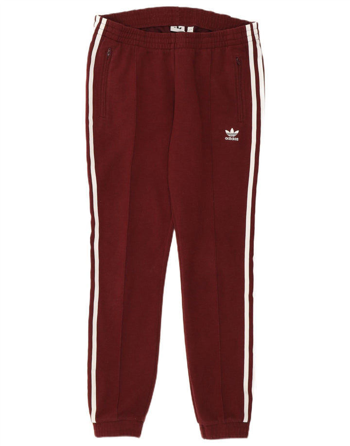 Γυναικεία αθλητική φόρμα Adidas Παντελόνι Joggers UK 10 Small Burgundy Polyester