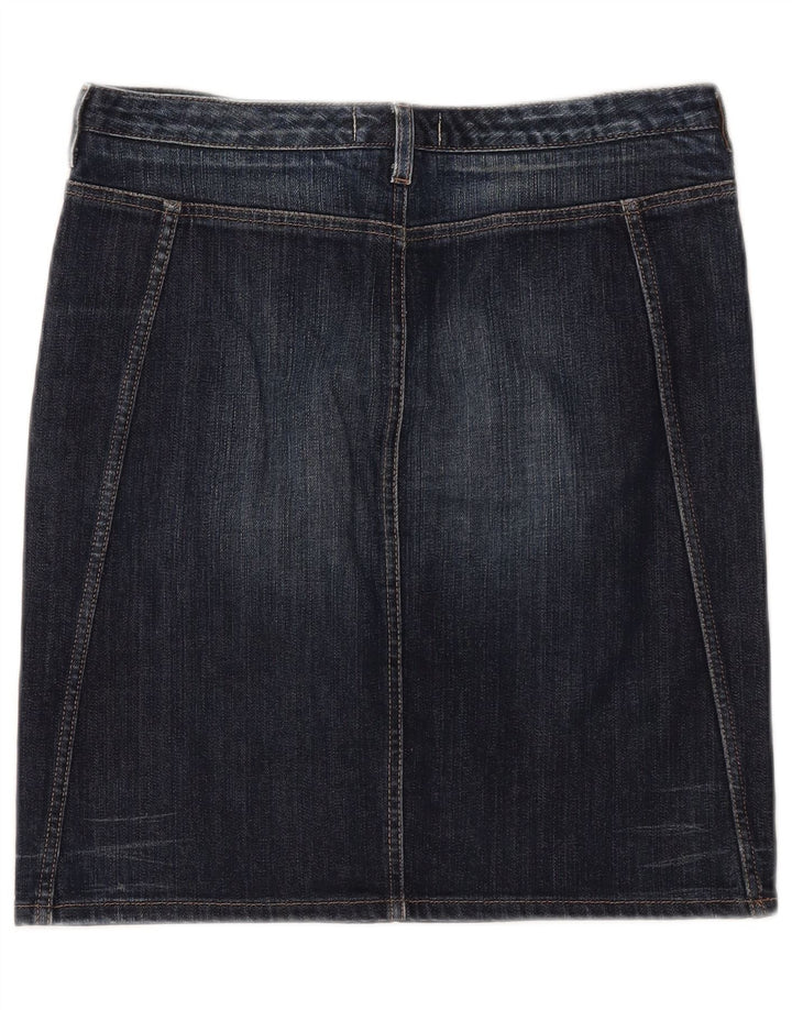 Γυναικεία Τζιν Φούστα Benetton IT 44 Medium W32 Navy Blue Cotton