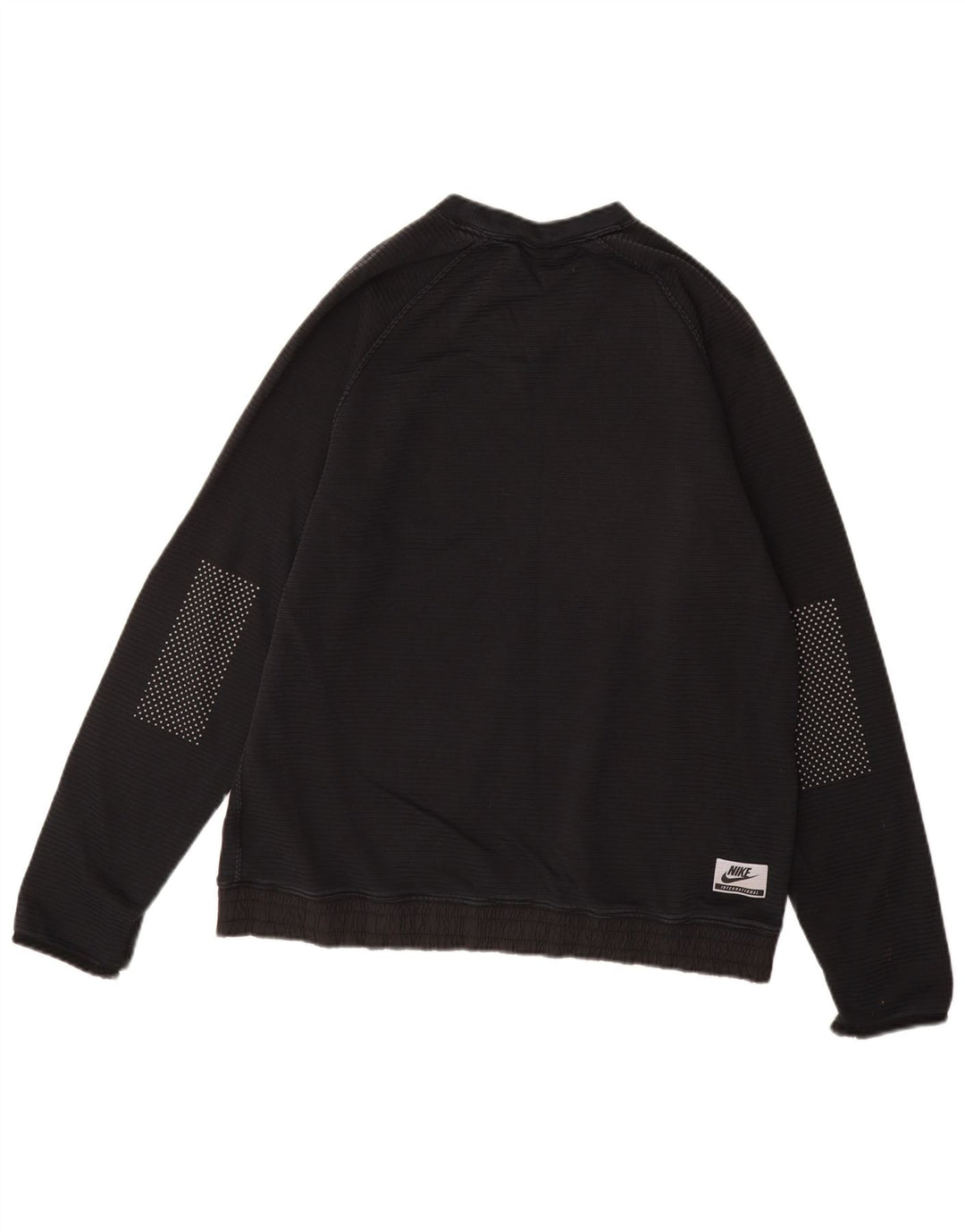 Ανδρικό φούτερ NIKE Jumper Μεγάλο μαύρο ριγέ βαμβακερό