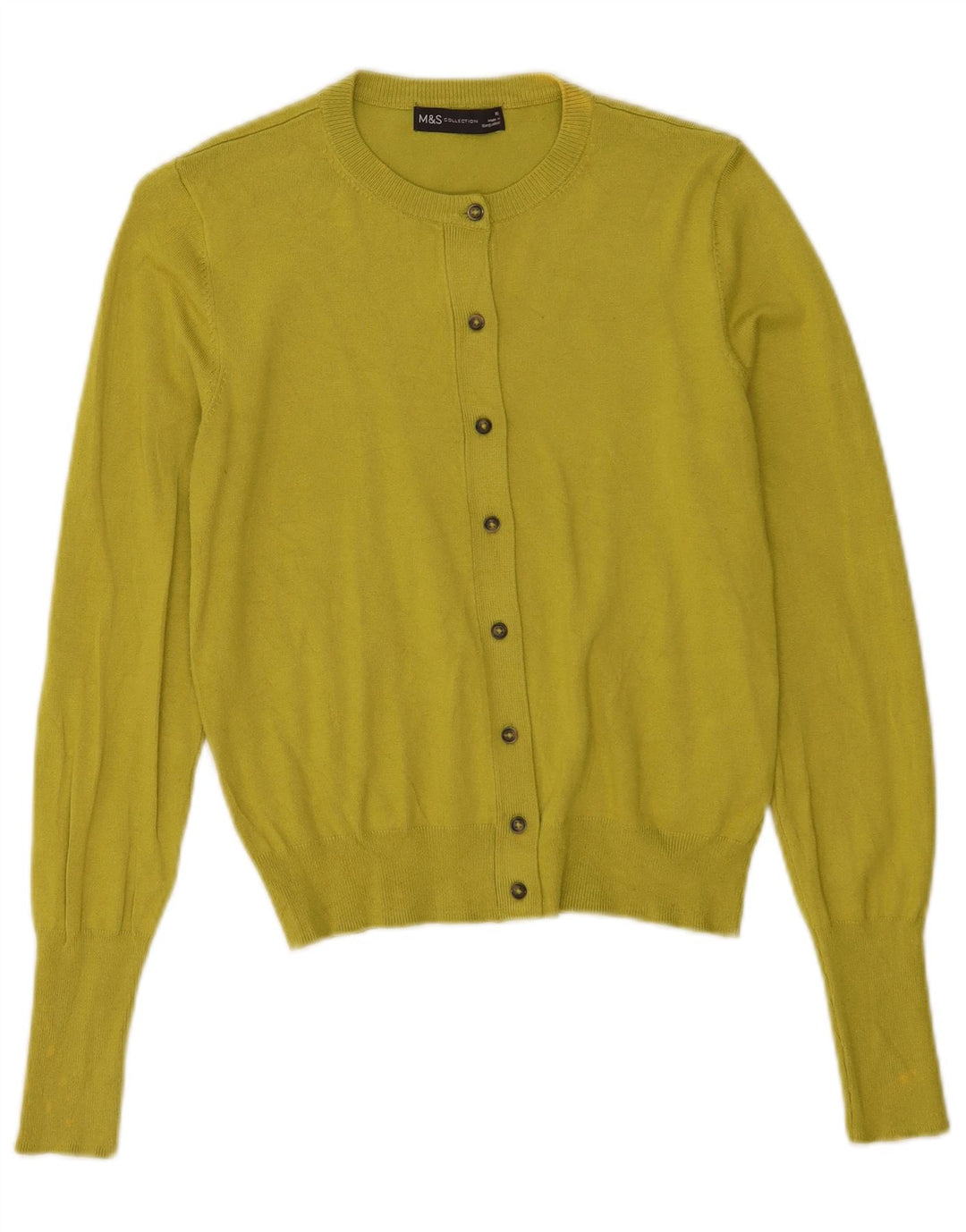Marks & Spencer Γυναικεία ζακέτα πουλόβερ UK 10 Small Green Viscose
