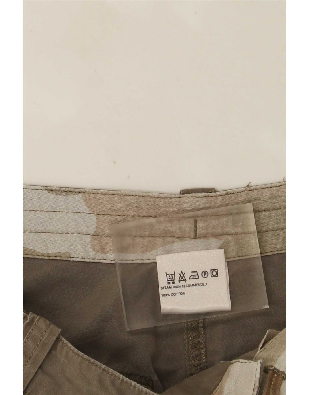 Marks & Spencer Ανδρικό ίσιο παντελόνι Cargo W34 L31 Μπεζ βαμβακερό